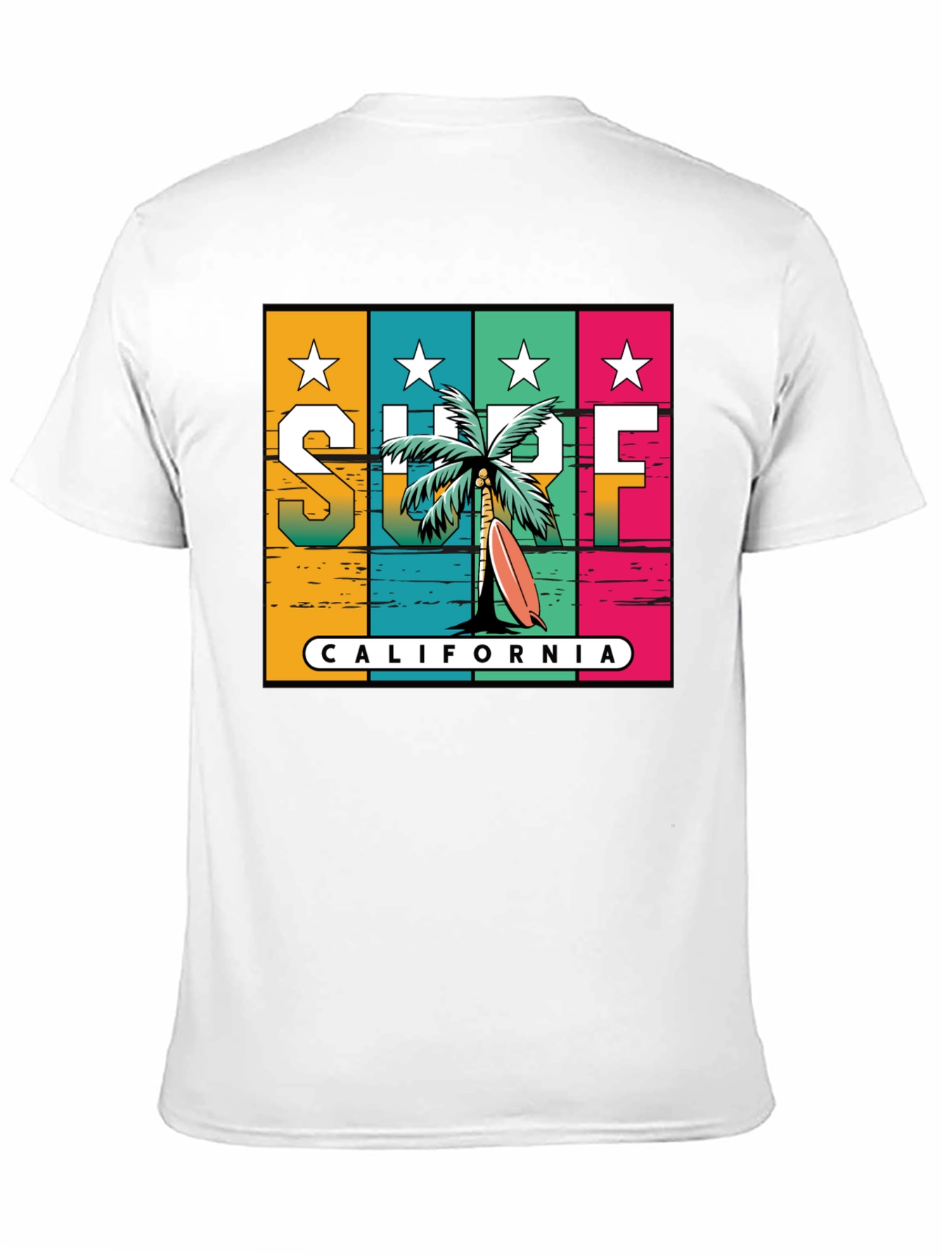 Surf California T-Shirt - Beach Style