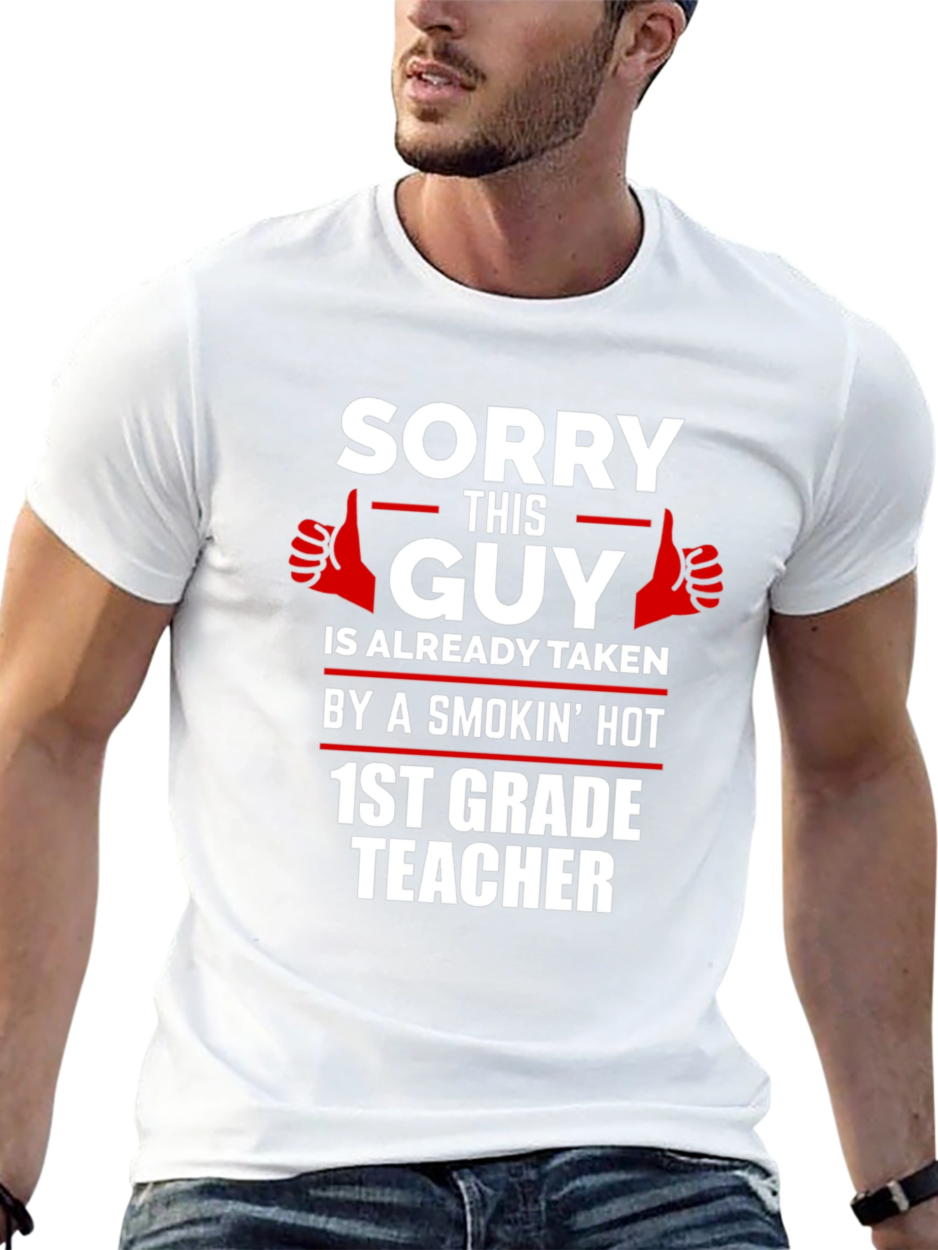 Funny Taken by a 1st Grade Teacher Graphic Tee