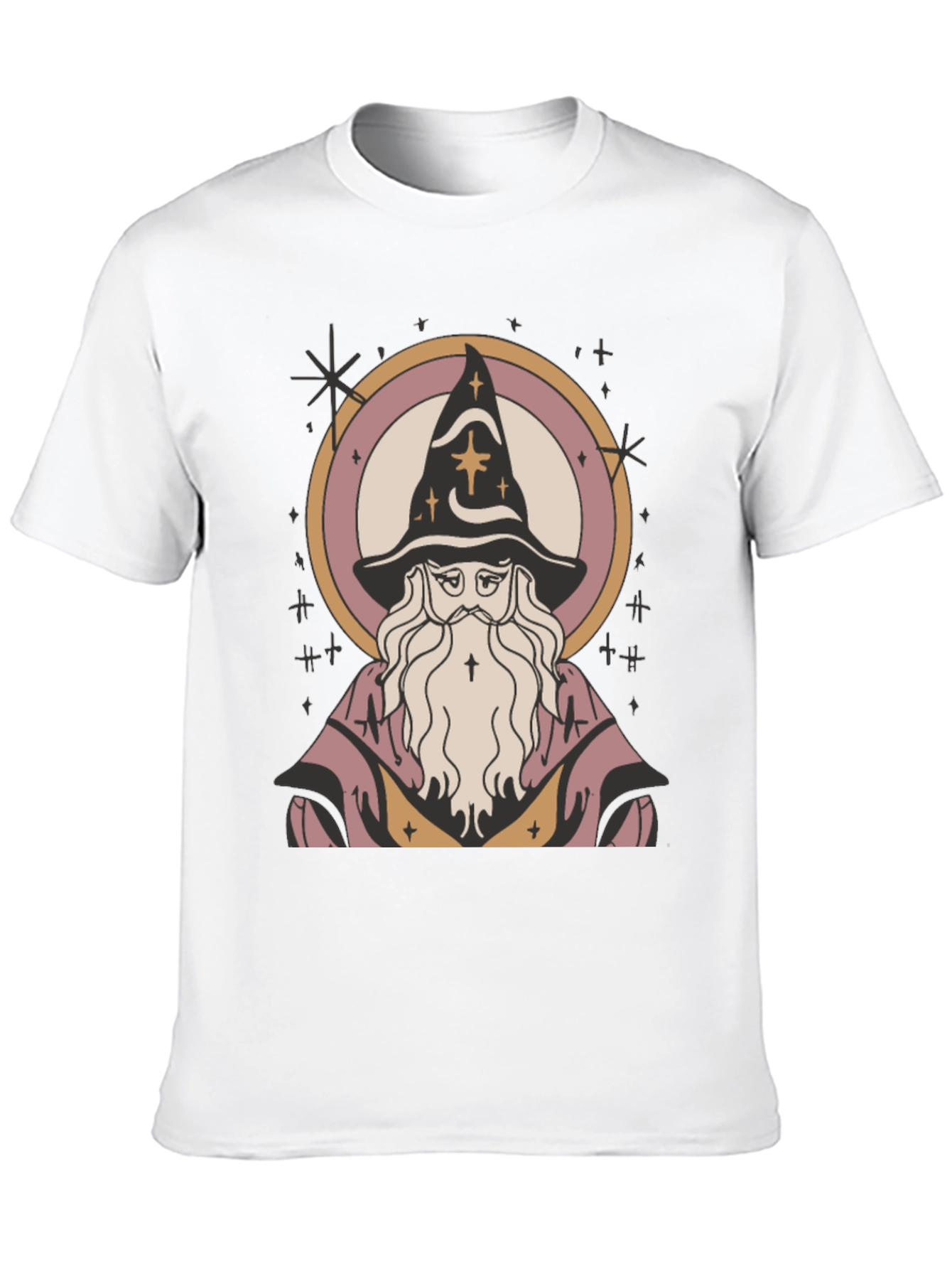Wizard Graphic T-Shirt - Mystical Design Classic Fit