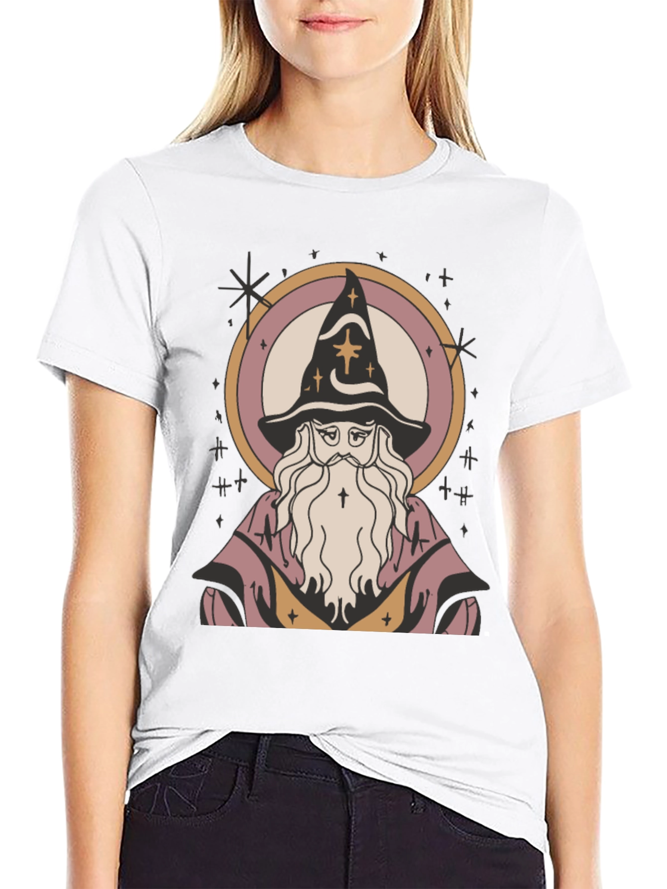Wizard Graphic T-Shirt - Mystical Design Classic Fit
