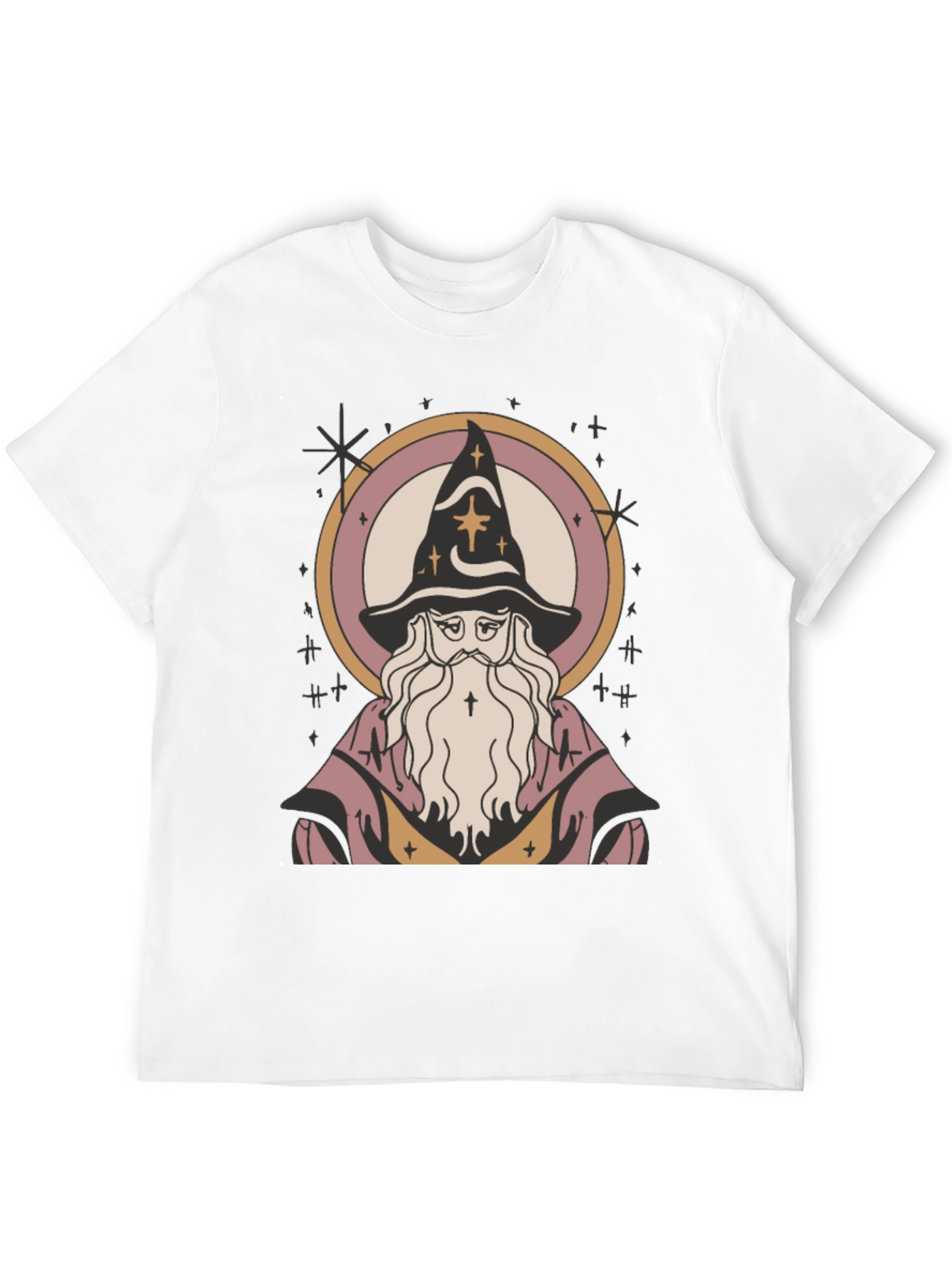 Wizard Graphic T-Shirt - Mystical Design Classic Fit