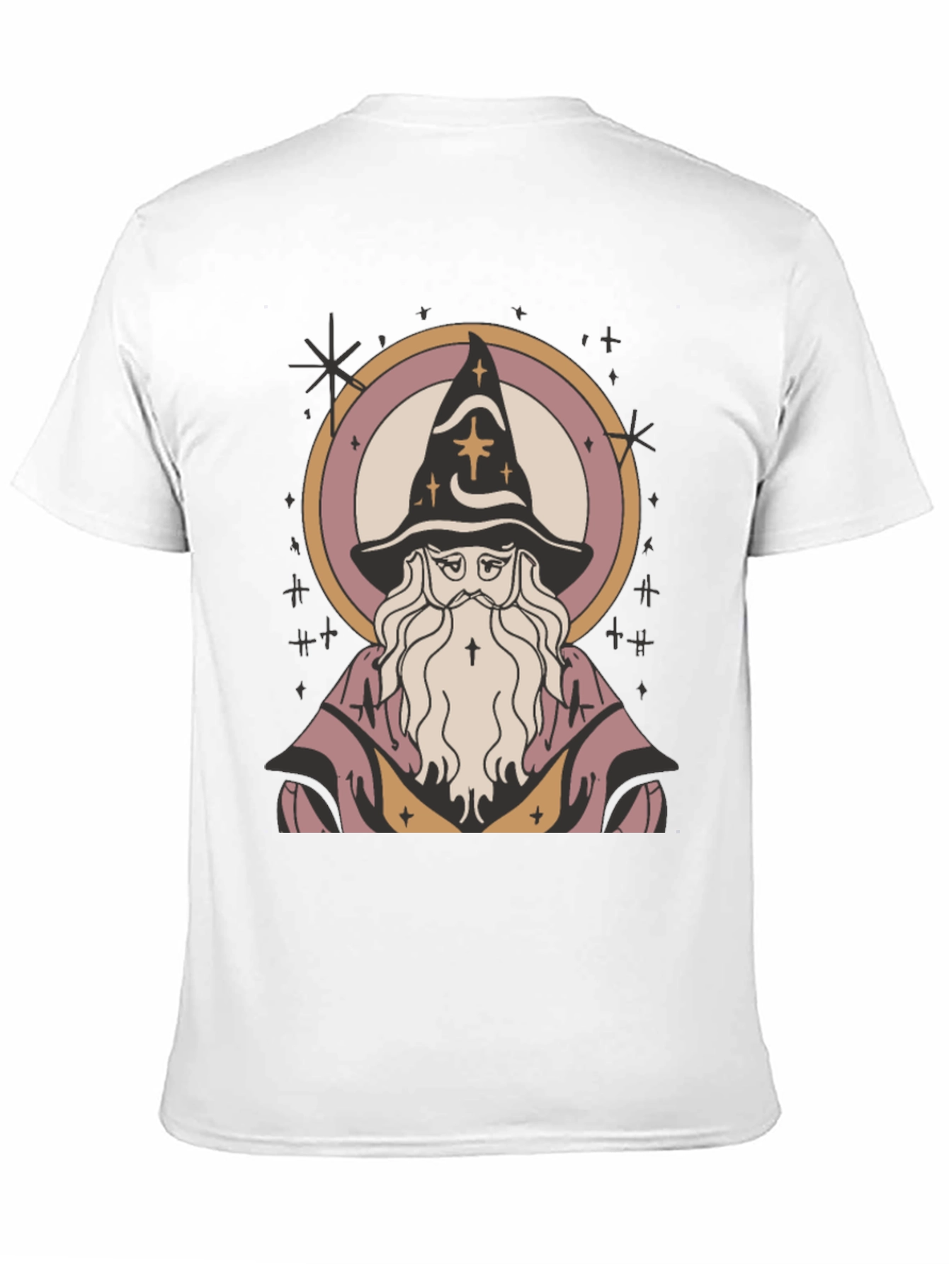 Wizard Graphic T-Shirt - Mystical Design Classic Fit
