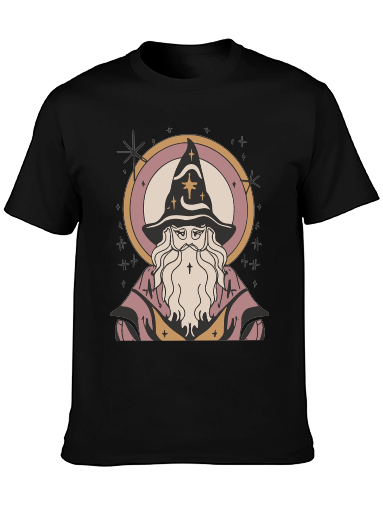 Wizard Graphic T-Shirt - Mystical Design Classic Fit