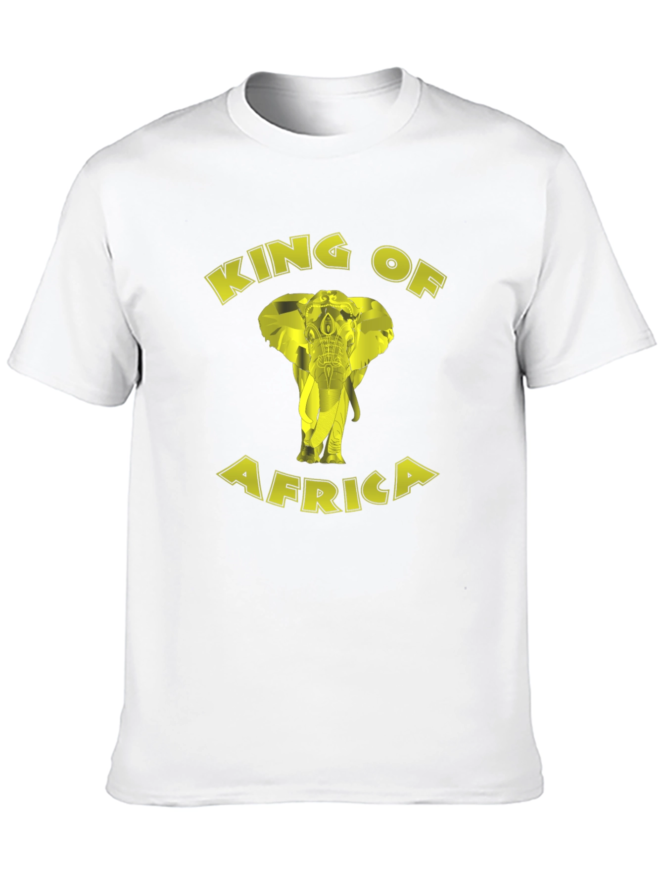 King of Africa Elephant Graphic T-Shirt