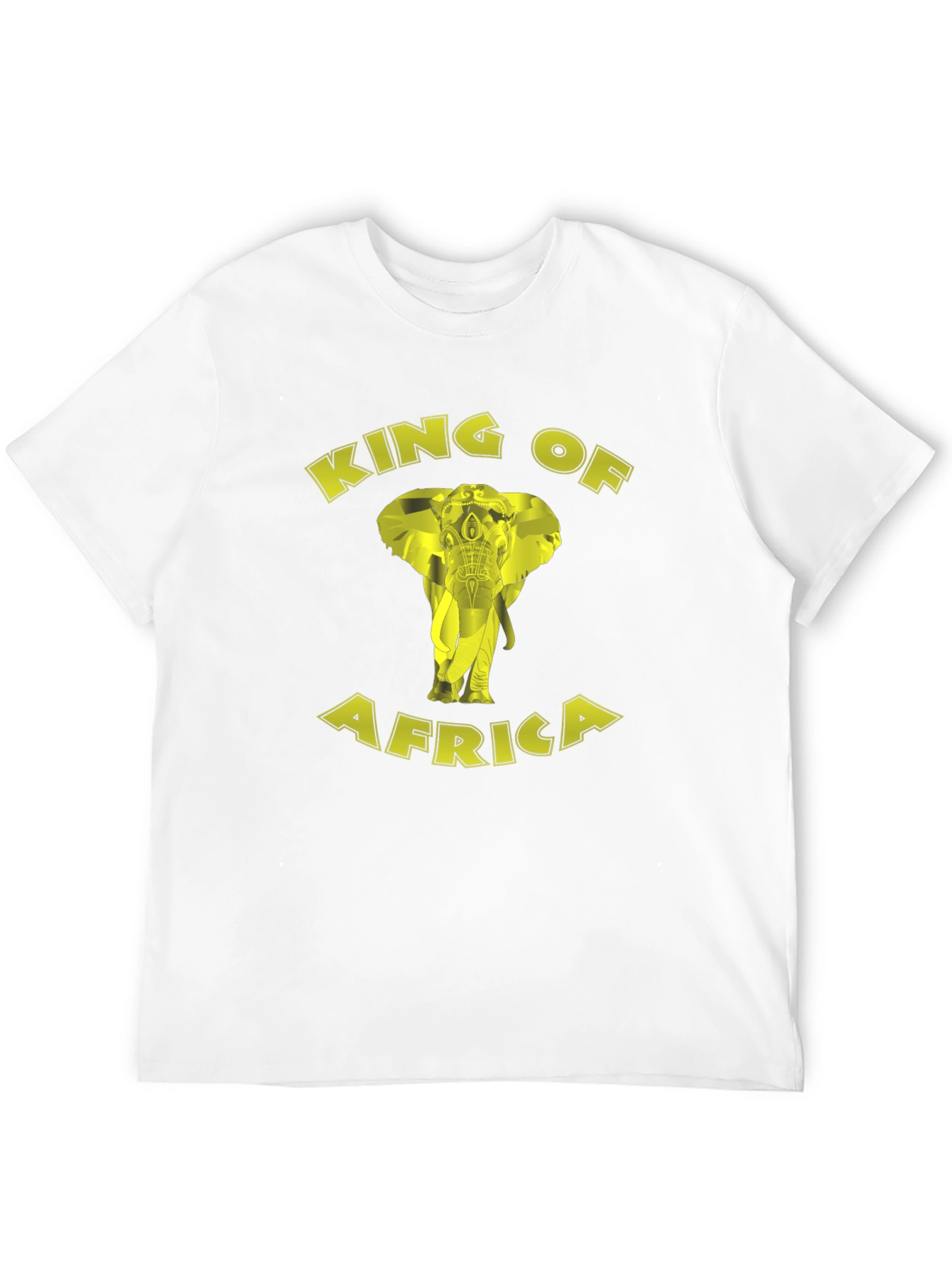 King of Africa Elephant Graphic T-Shirt