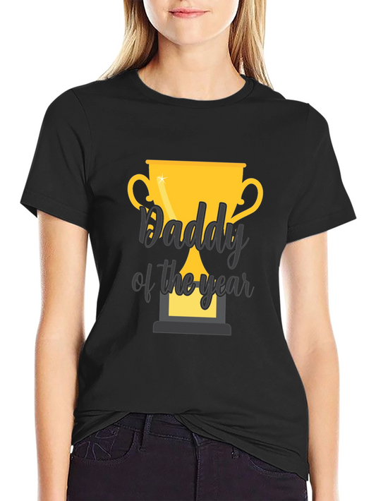Daddy of the Year Trophy Graphic Tee