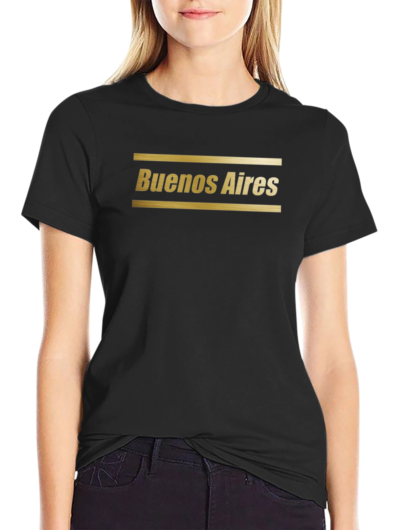 Buenos Aires Black Graphic Tee