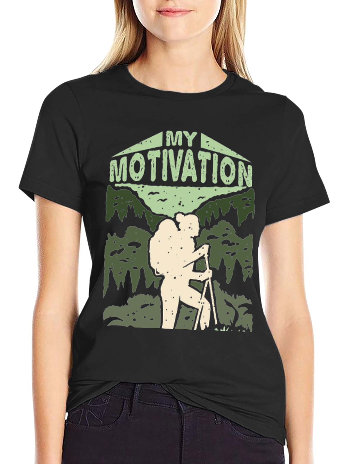 My Motivation Hiker Graphic T-Shirt