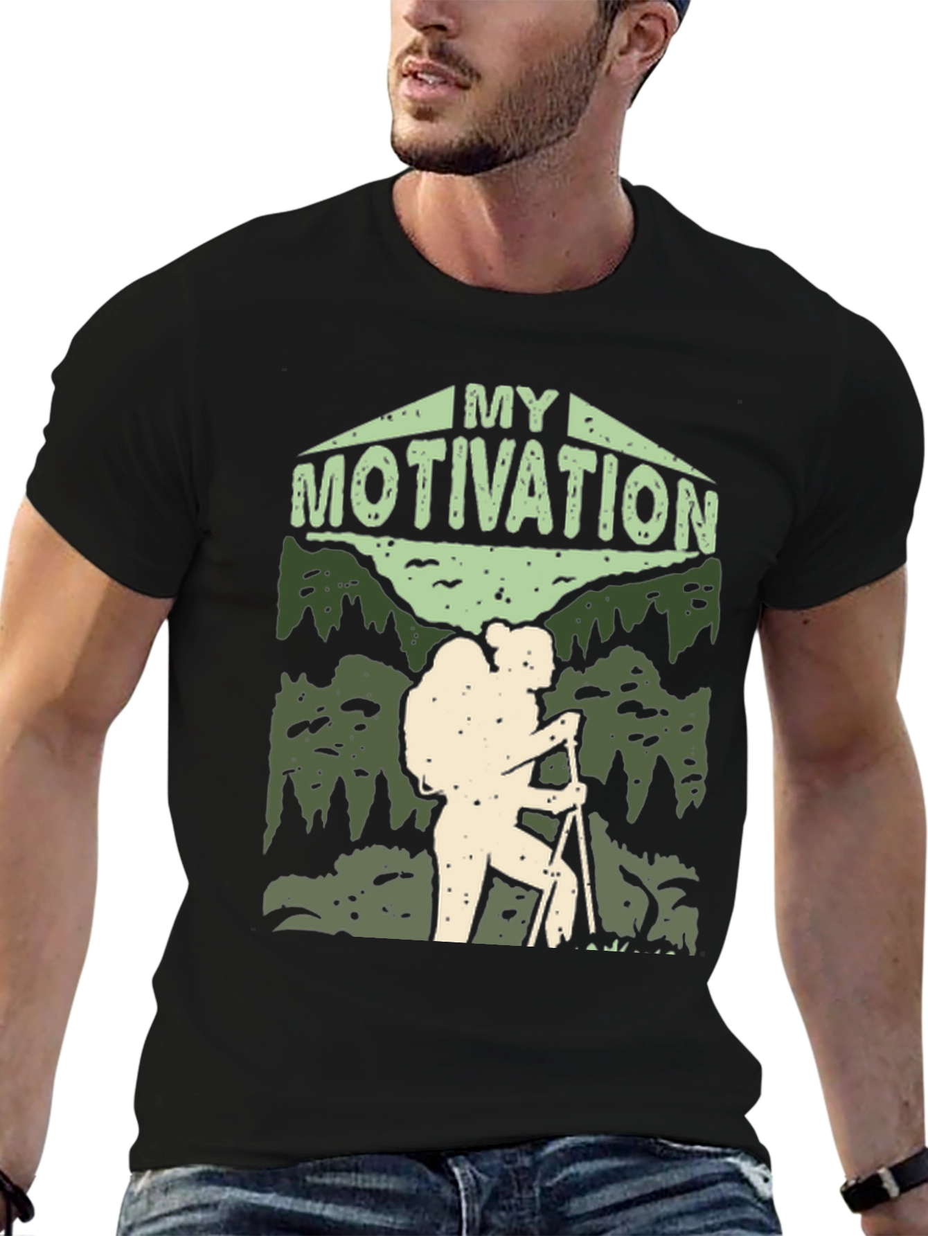 My Motivation Hiker Graphic T-Shirt