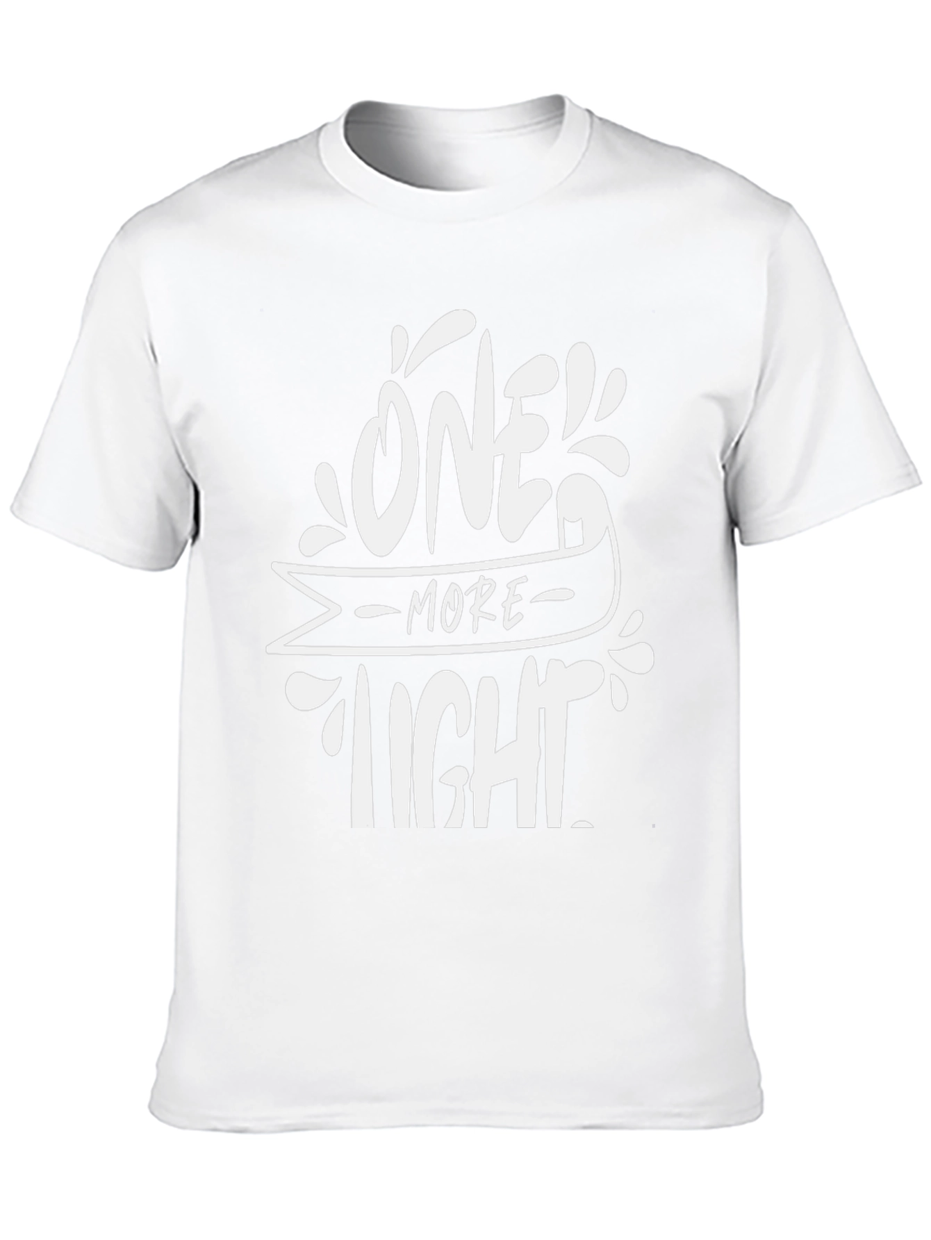 One More Tight Black Graphic Tee