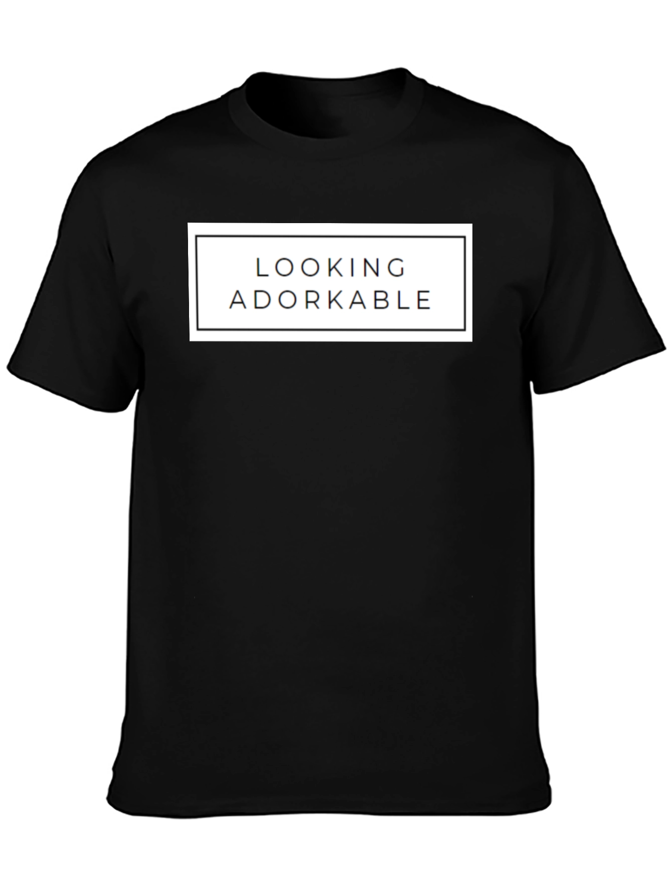 Looking Adorkable Graphic Tee - Black