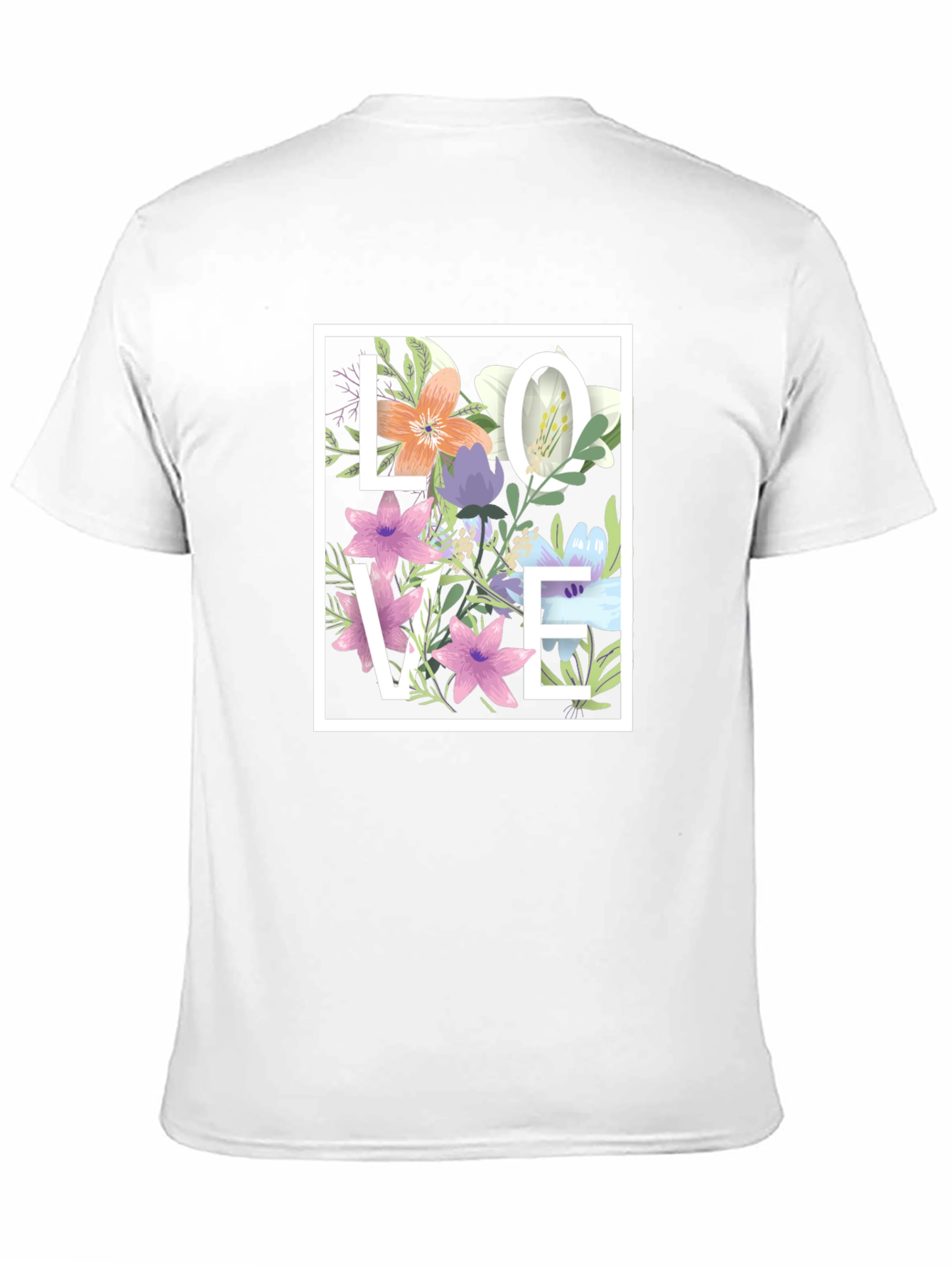 Floral LOVE Graphic Tee - Stylish & Trendy!