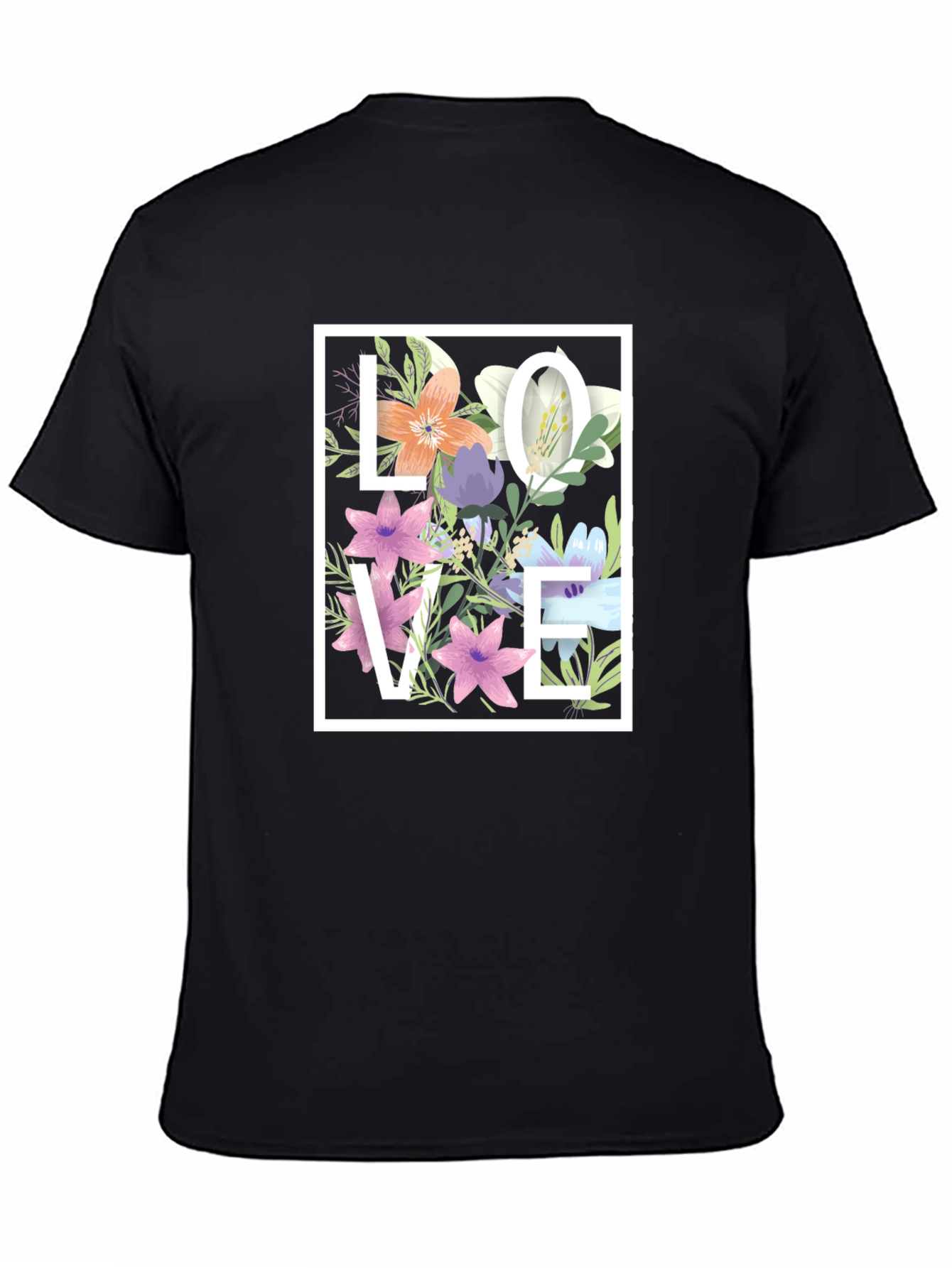 Floral LOVE Graphic Tee - Stylish & Trendy!
