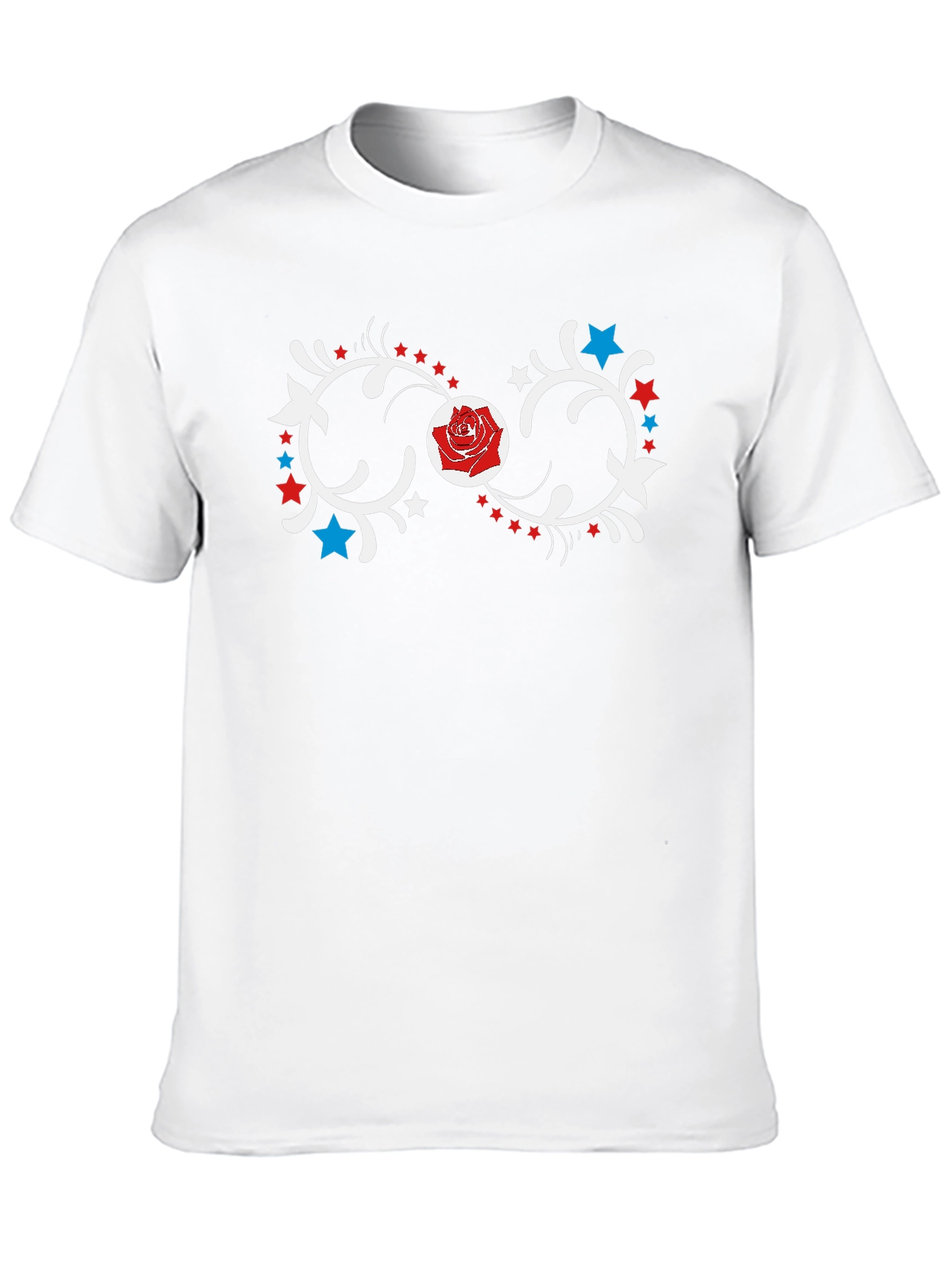 Rose Infinity Graphic Black T-Shirt