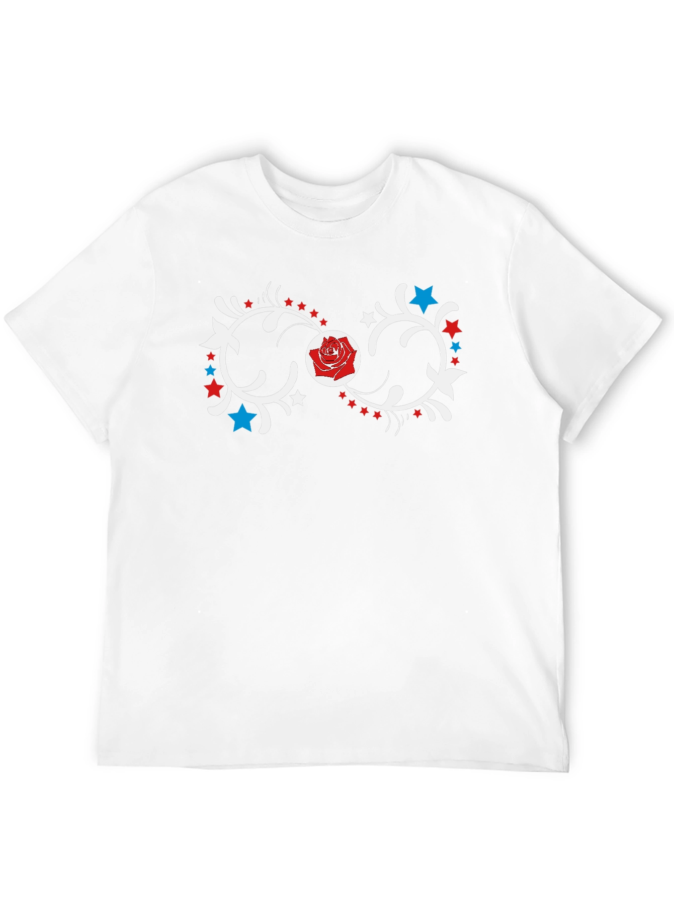 Rose Infinity Graphic Black T-Shirt