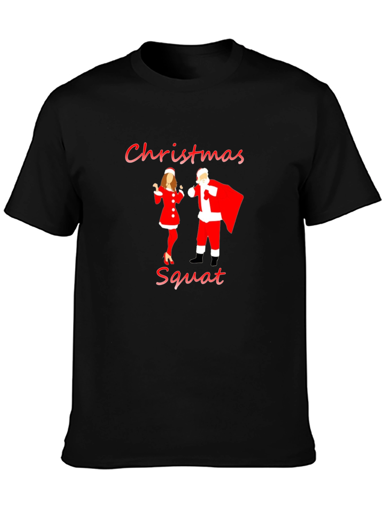 Christmas Squat Graphic T-Shirt