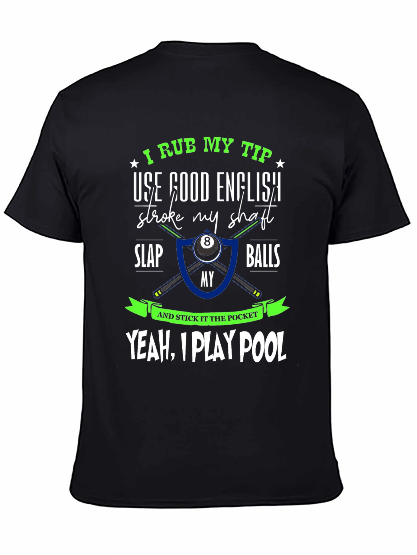 Funny Pool Player T-Shirt
