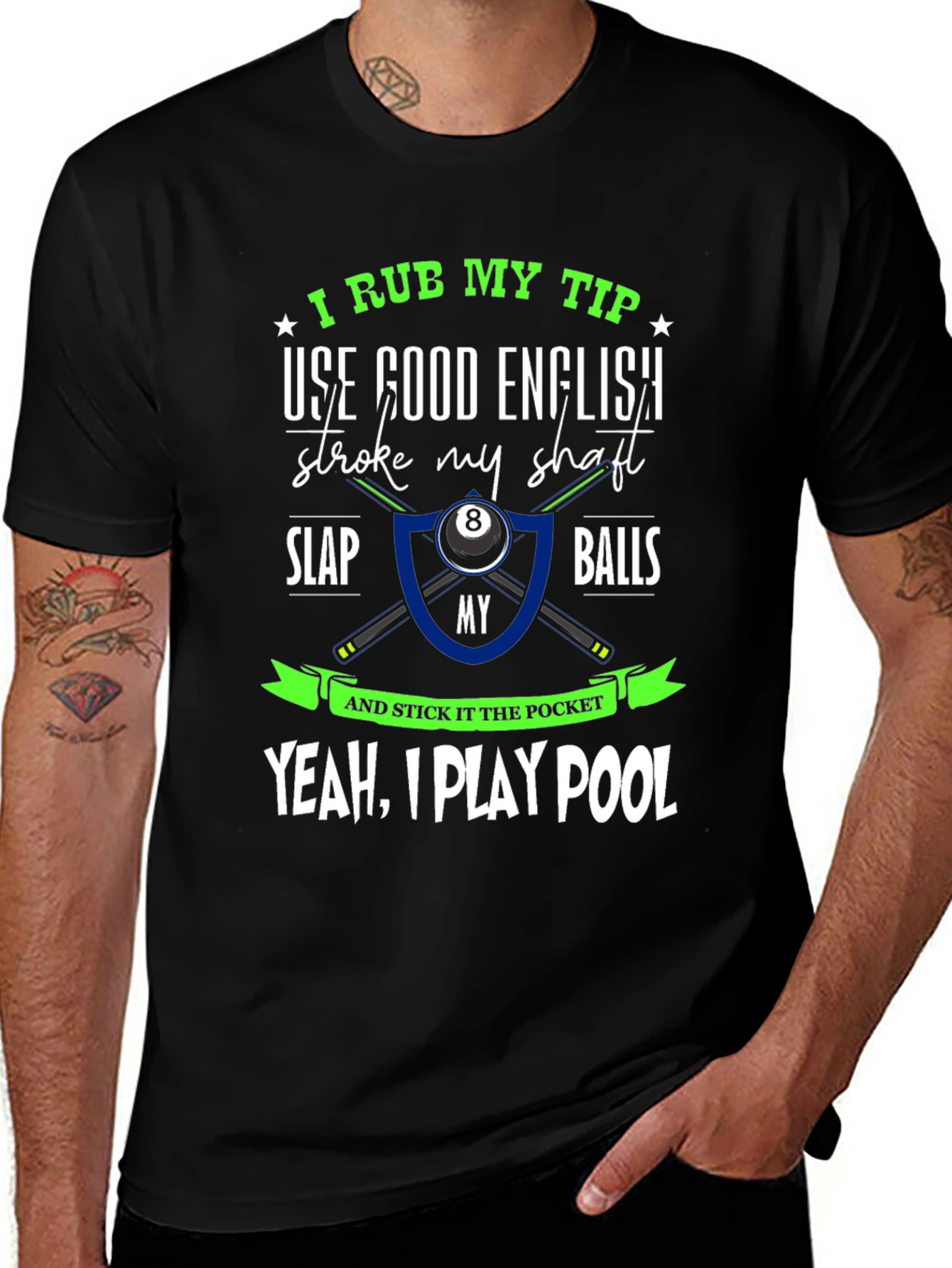 Funny Pool Player T-Shirt