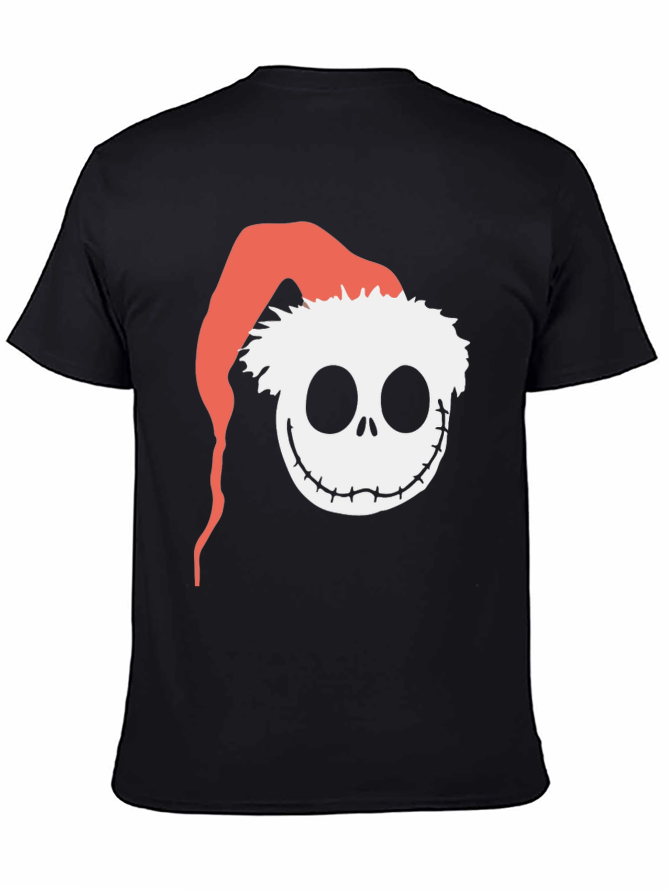 Jack Skellington Santa Hat Graphic Tee