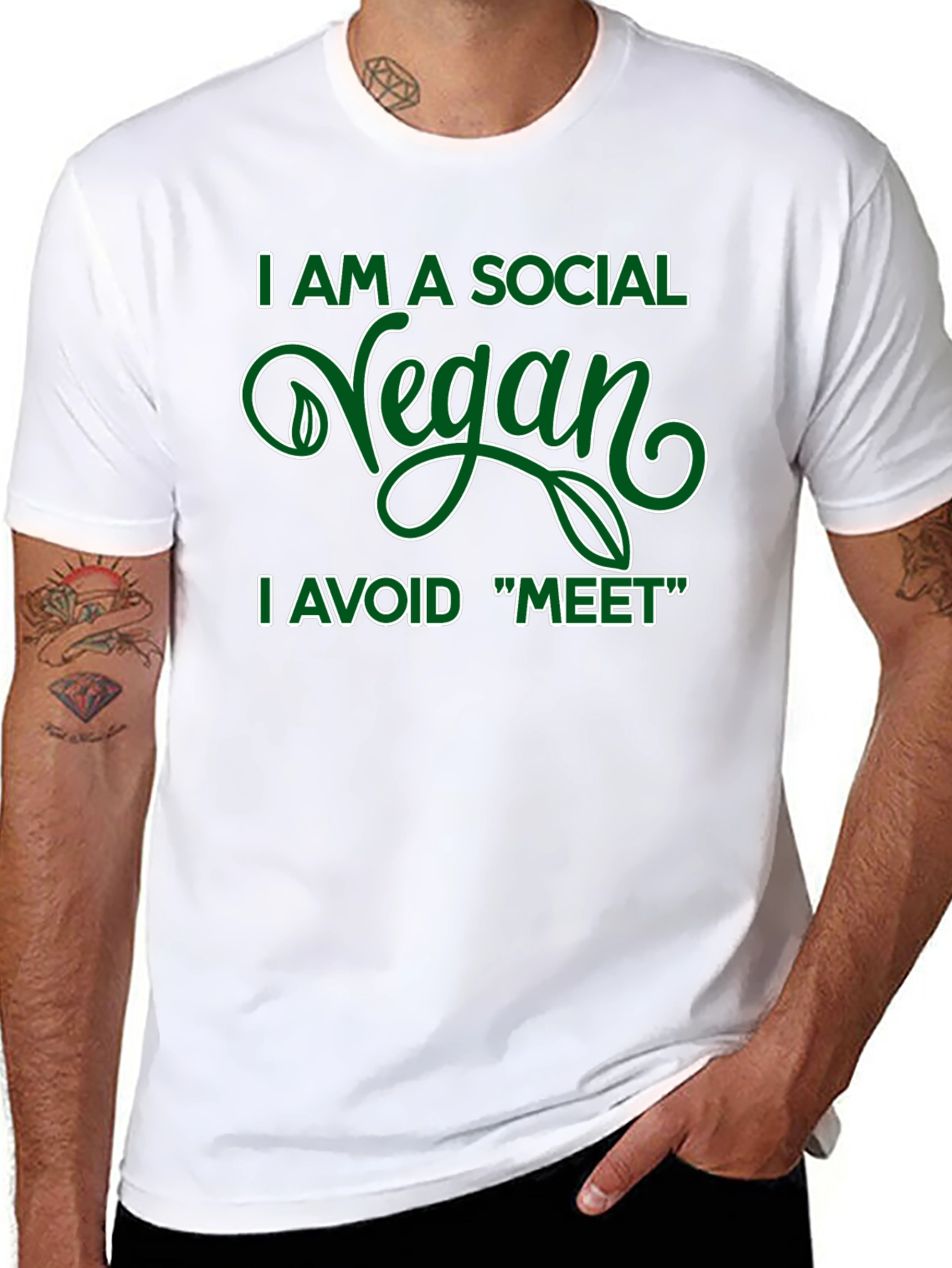 Social Vegan Graphic Tee