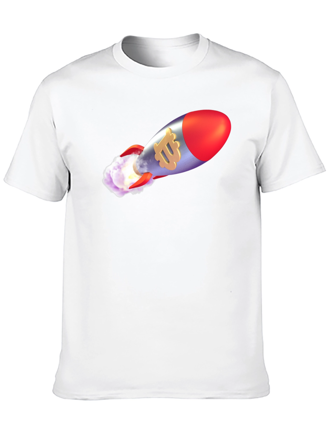 Bitcoin Rocket T-Shirt - Crypto to the Moon!