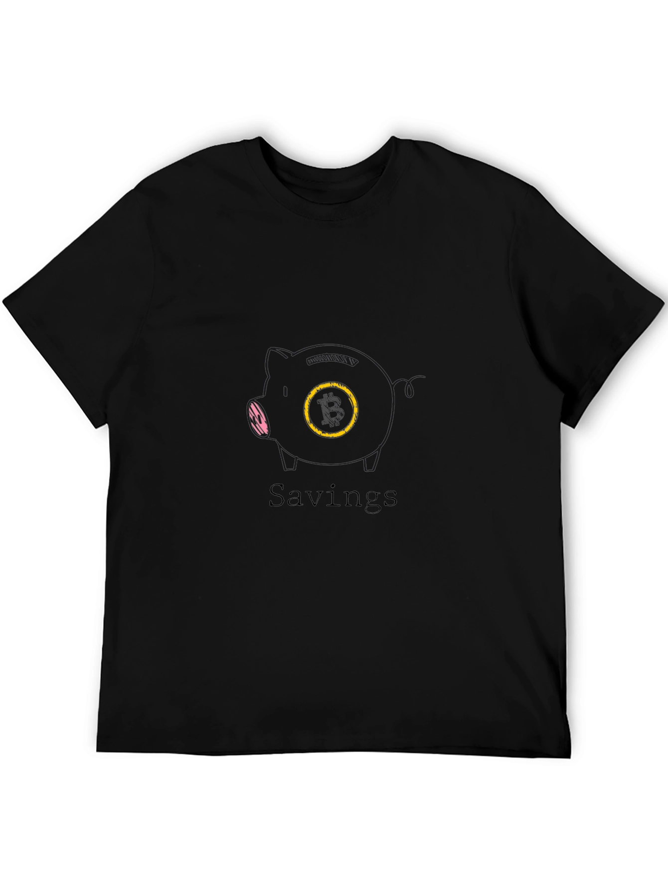 Black Savings Tee: Stylish and Simple
