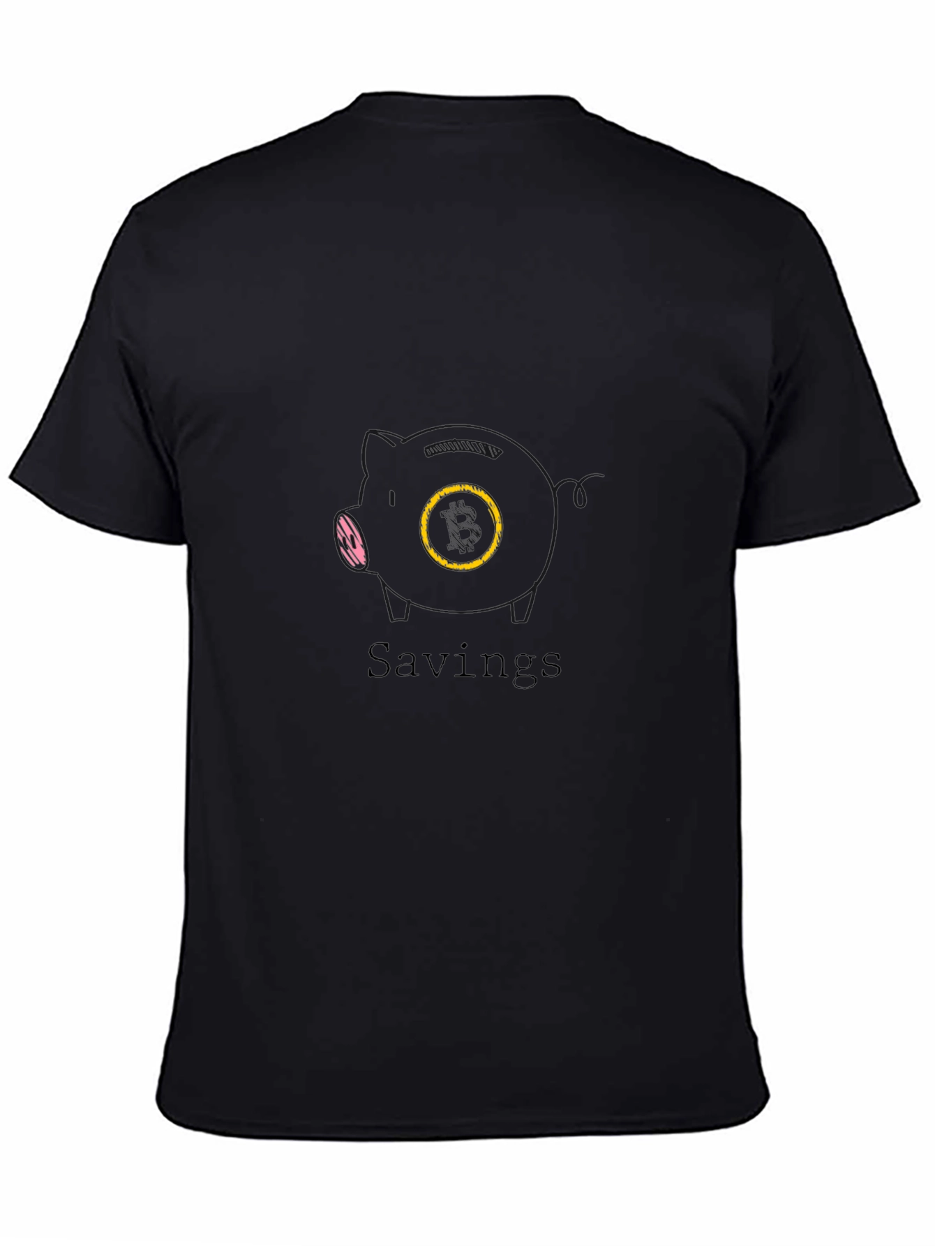 Black Savings Tee: Stylish and Simple