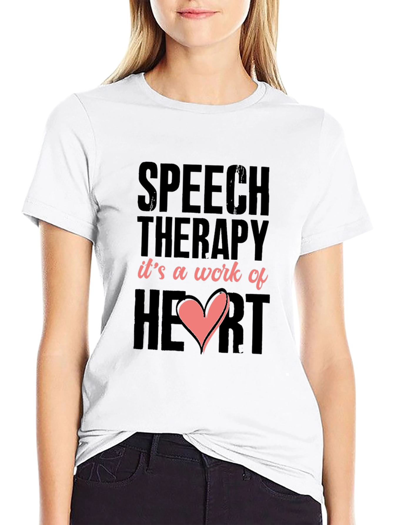Speech Therapy Heart T-Shirt