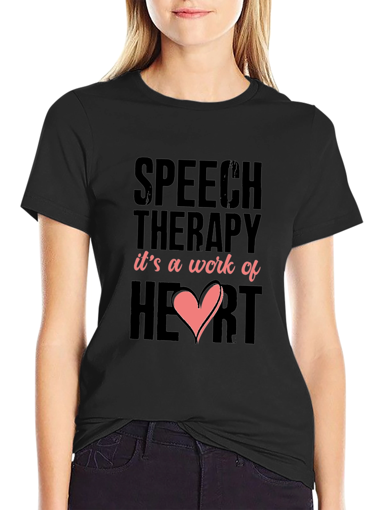 Speech Therapy Heart T-Shirt