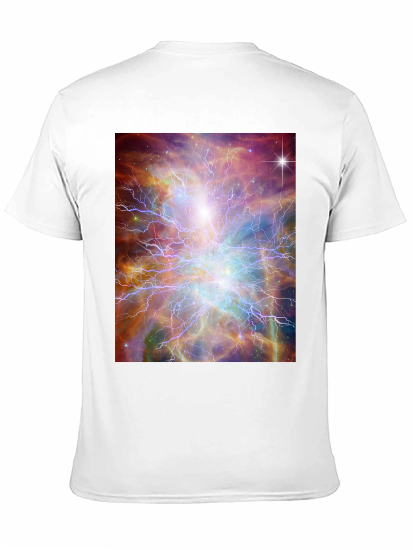 Nebula Graphic T-Shirt - Black Crew Neck Tee