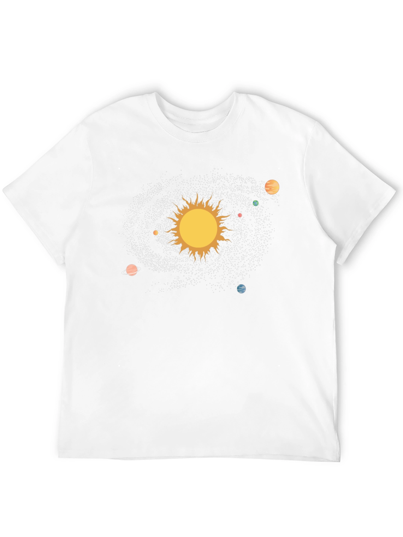 Galaxy Solar System T-Shirt - Mens Black Tee