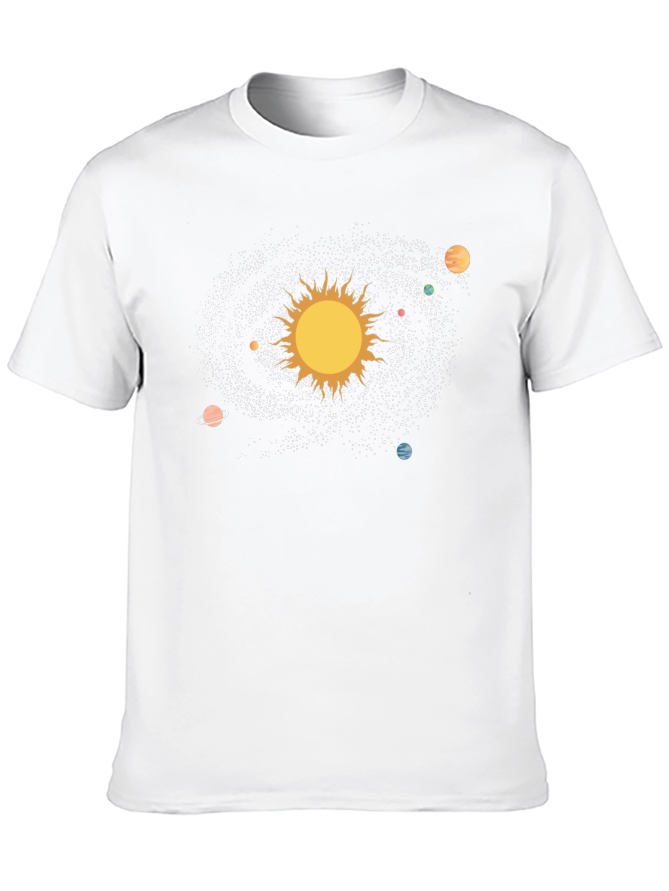 Galaxy Solar System T-Shirt - Mens Black Tee
