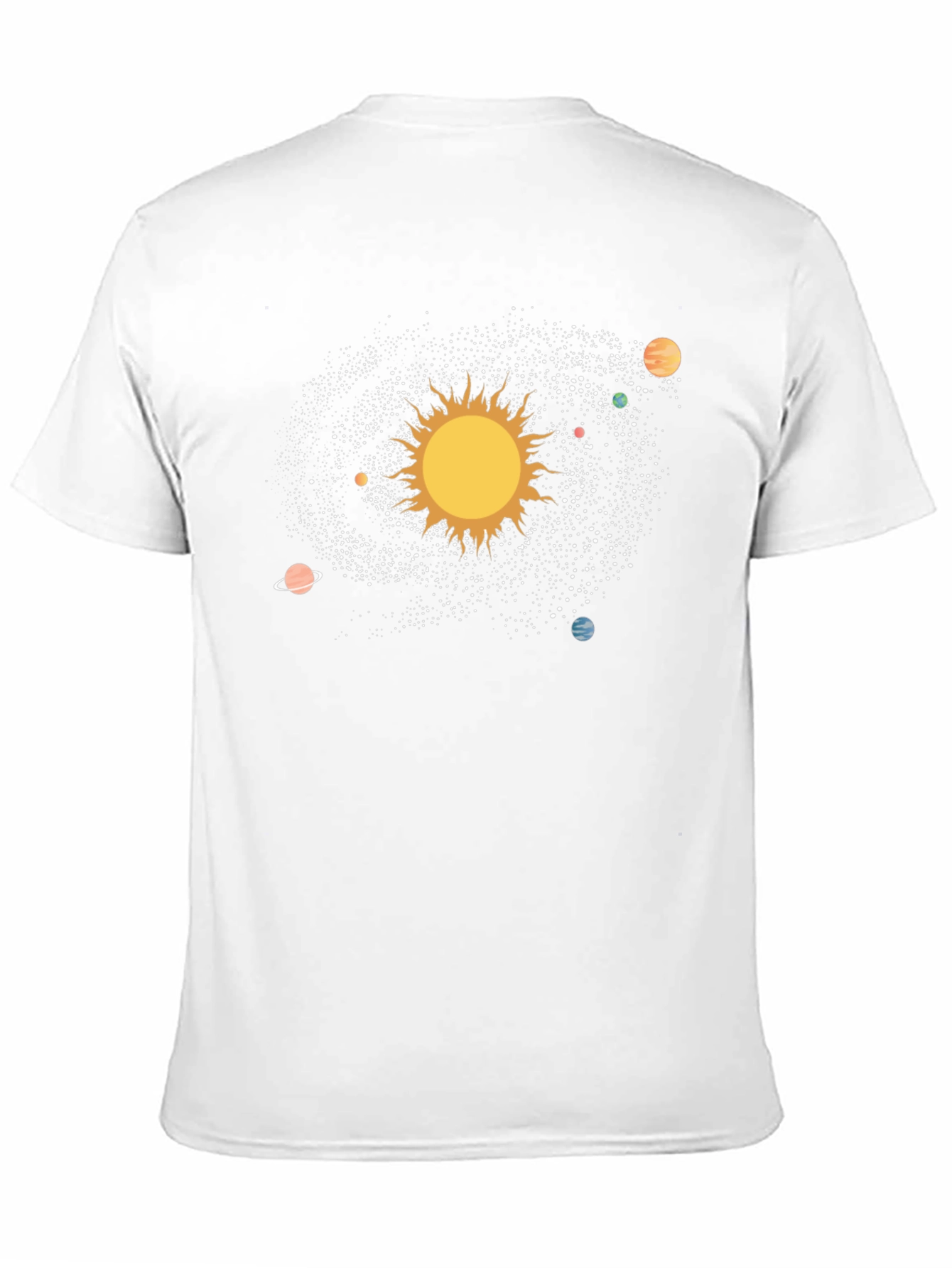 Galaxy Solar System T-Shirt - Mens Black Tee