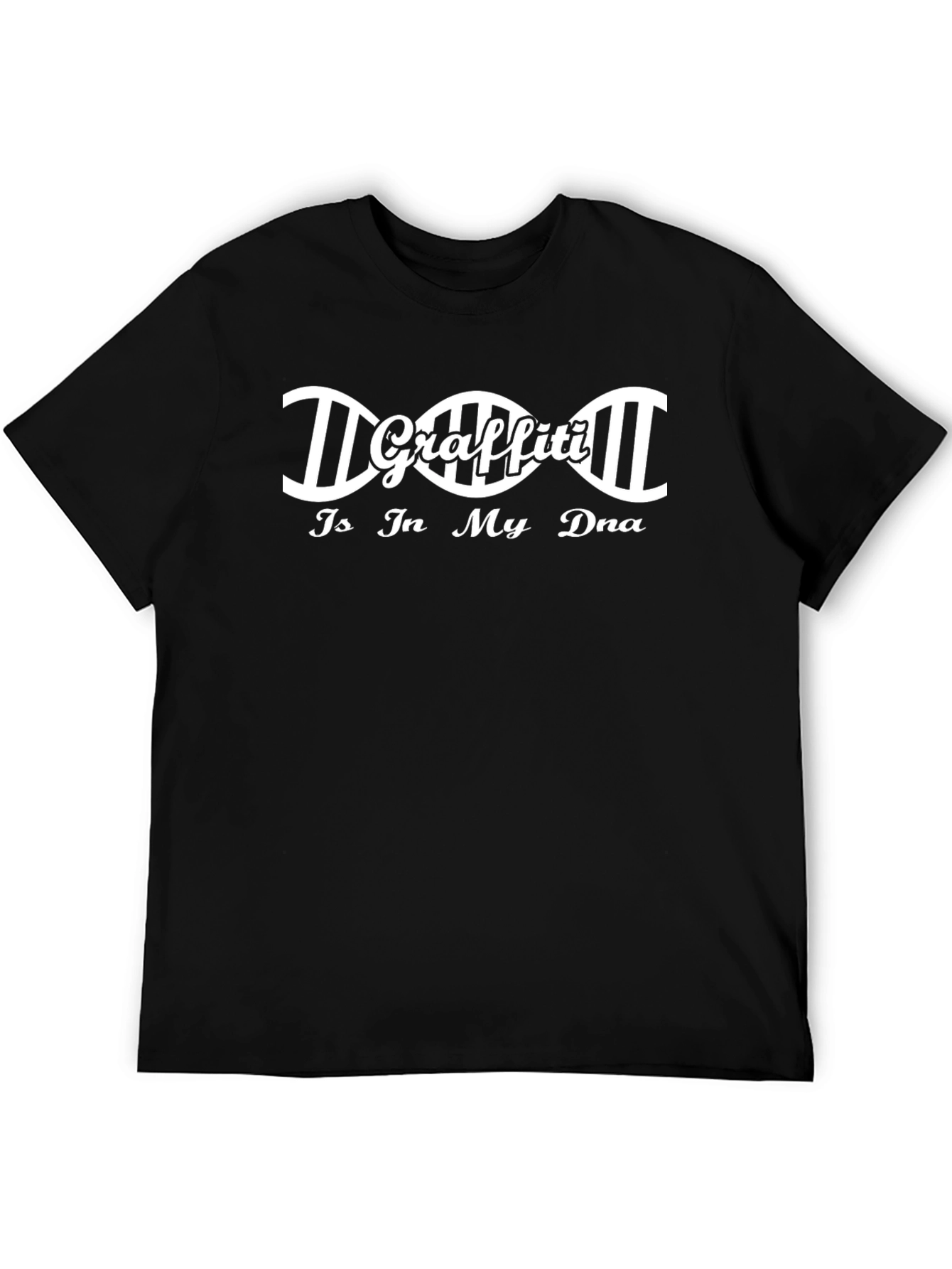 Graffiti in My DNA Black T-Shirt - Unique Design