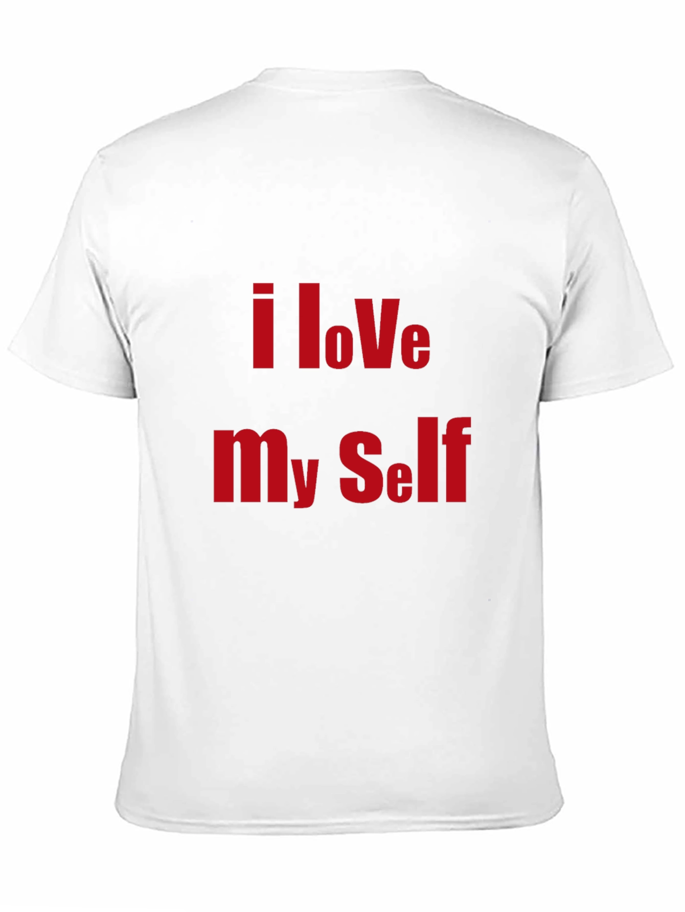 I Love Myself Black Graphic T-Shirt