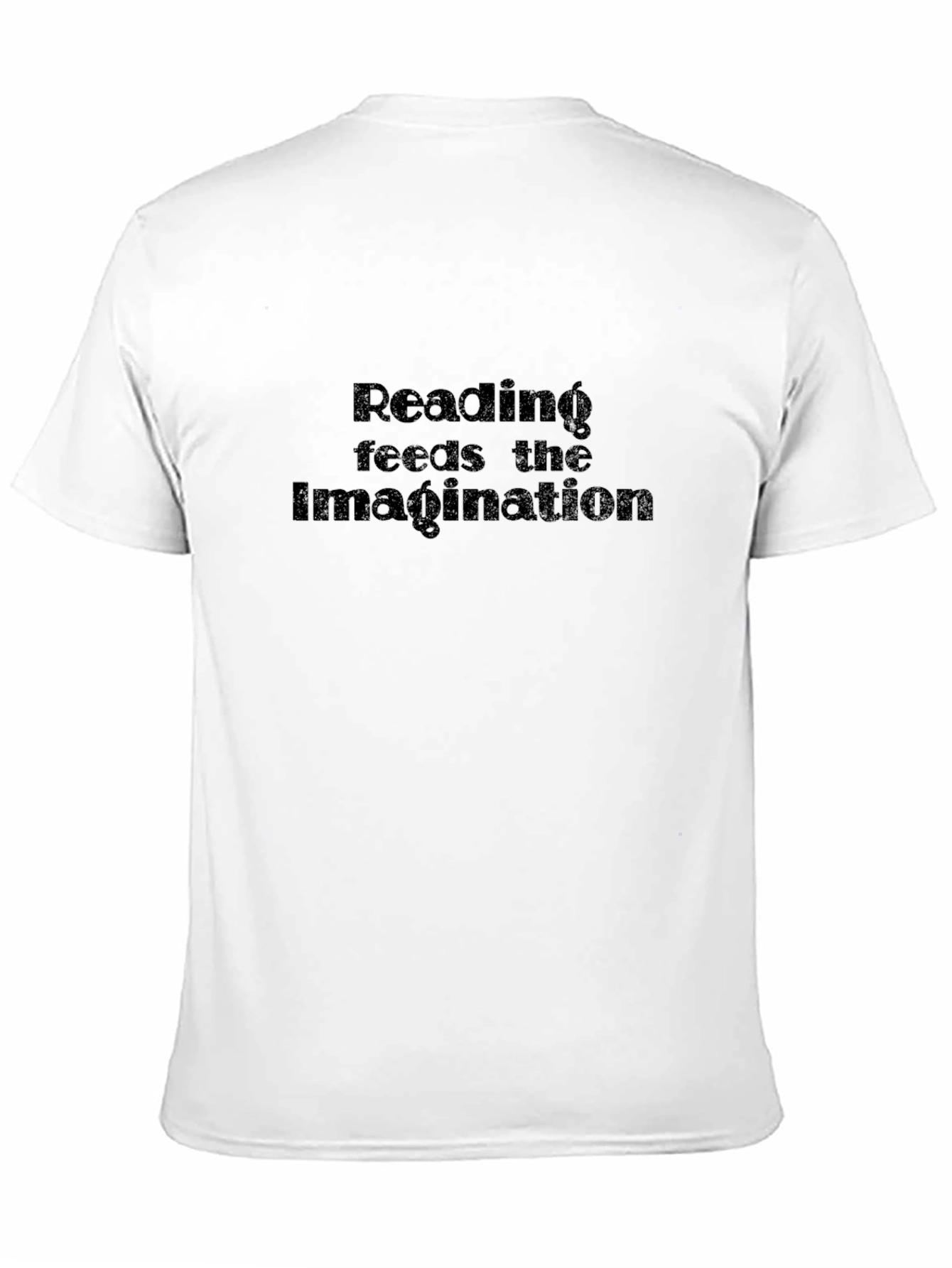 Reading Feeds Imagination Black T-Shirt