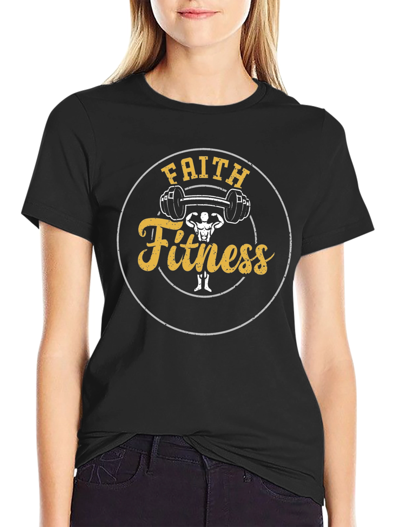 Faith Fitness Graphic T-Shirt for Men