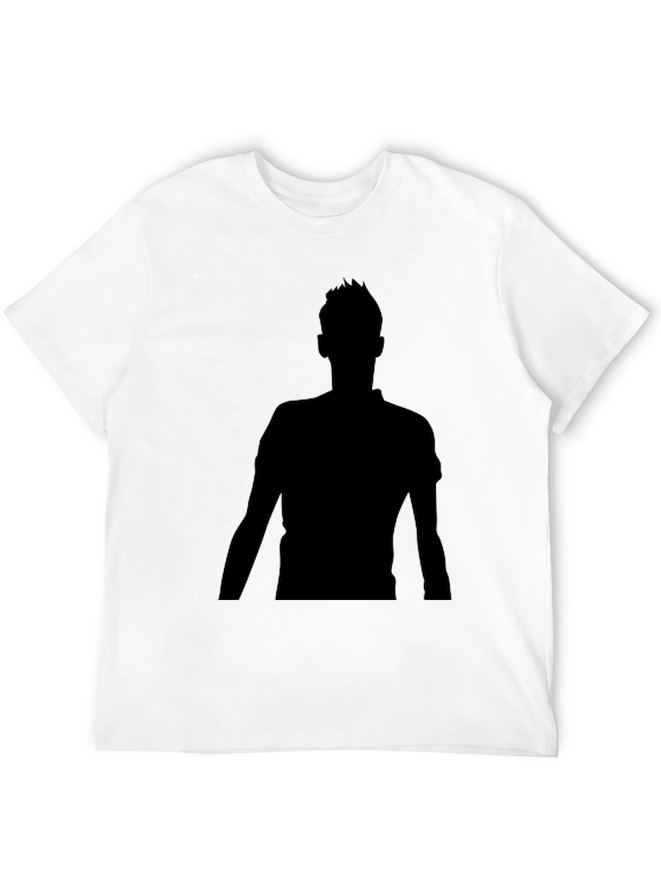 Mens Silhouette Graphic Black T-Shirt