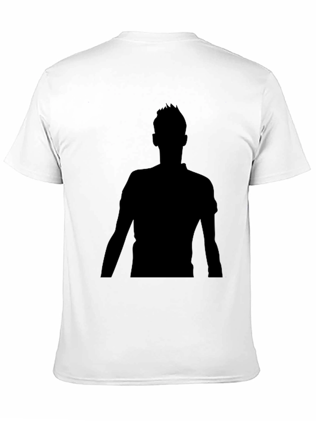 Mens Silhouette Graphic Black T-Shirt