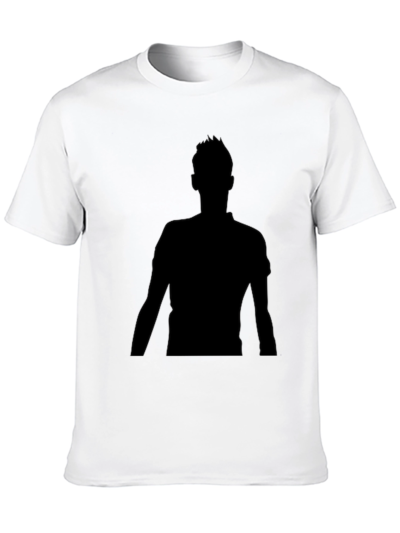 Mens Silhouette Graphic Black T-Shirt