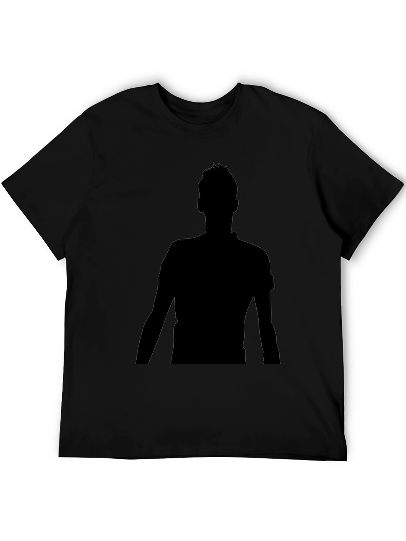 Mens Silhouette Graphic Black T-Shirt