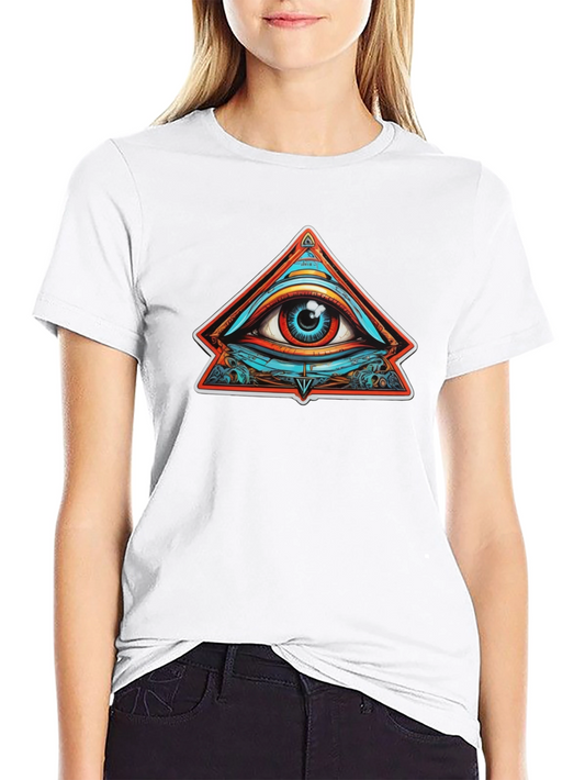 Eye of Providence Graphic Tee - Black Cotton T-Shirt