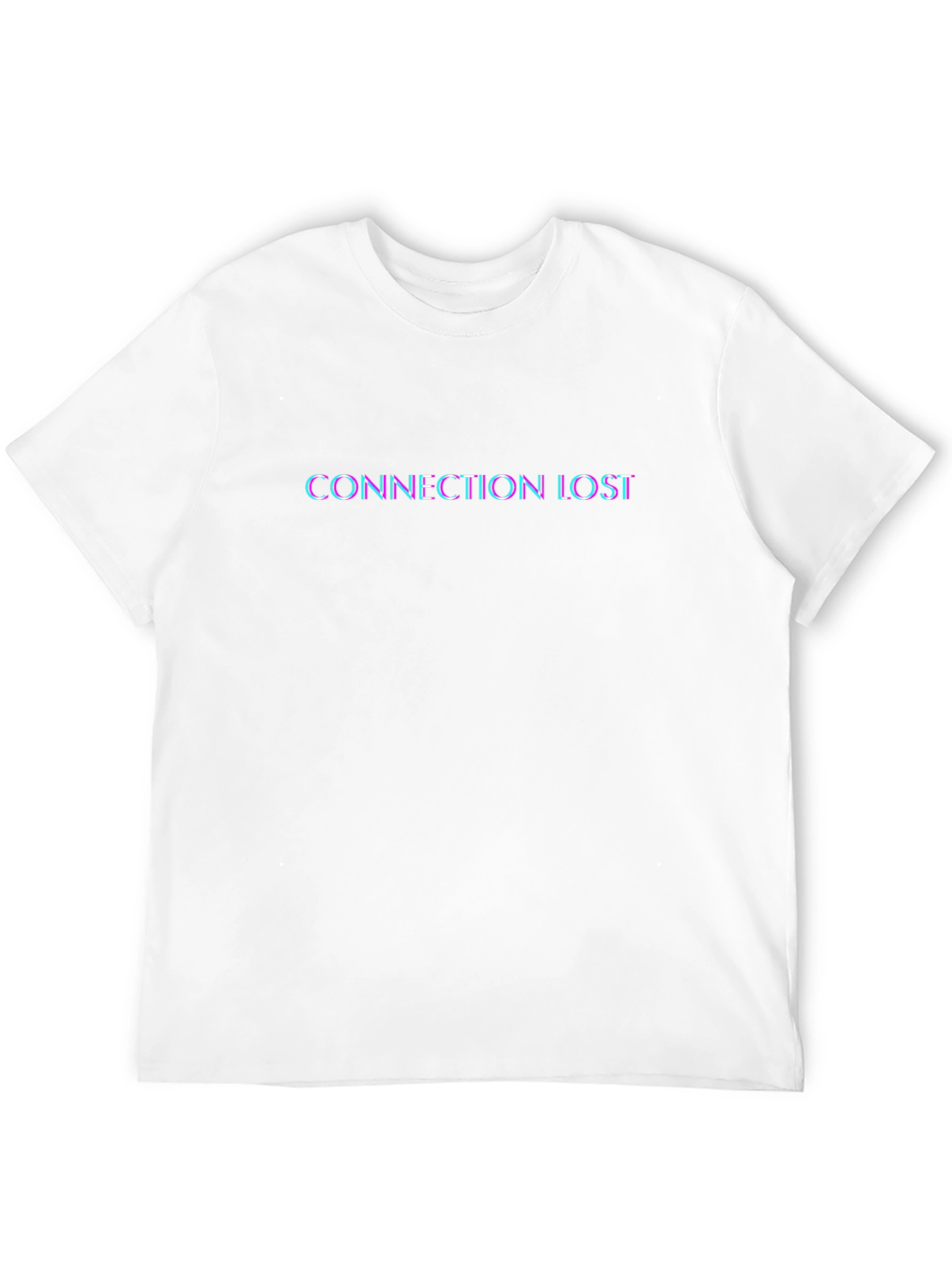 Connection Lost Graphic Tee - Black Cotton