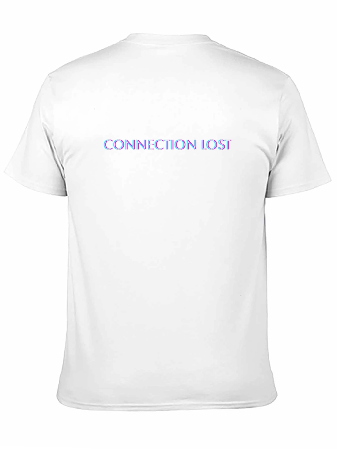 Connection Lost Graphic Tee - Black Cotton