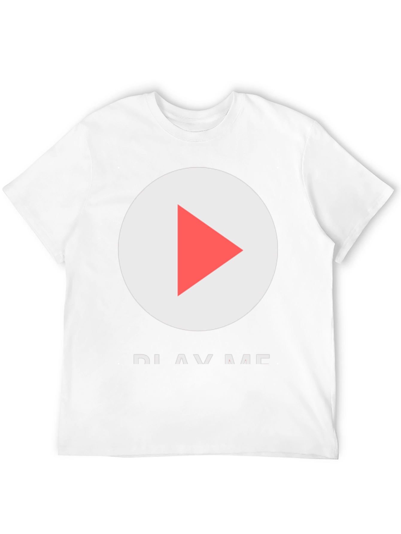Play Me Graphic Tee - Black Cotton T-Shirt