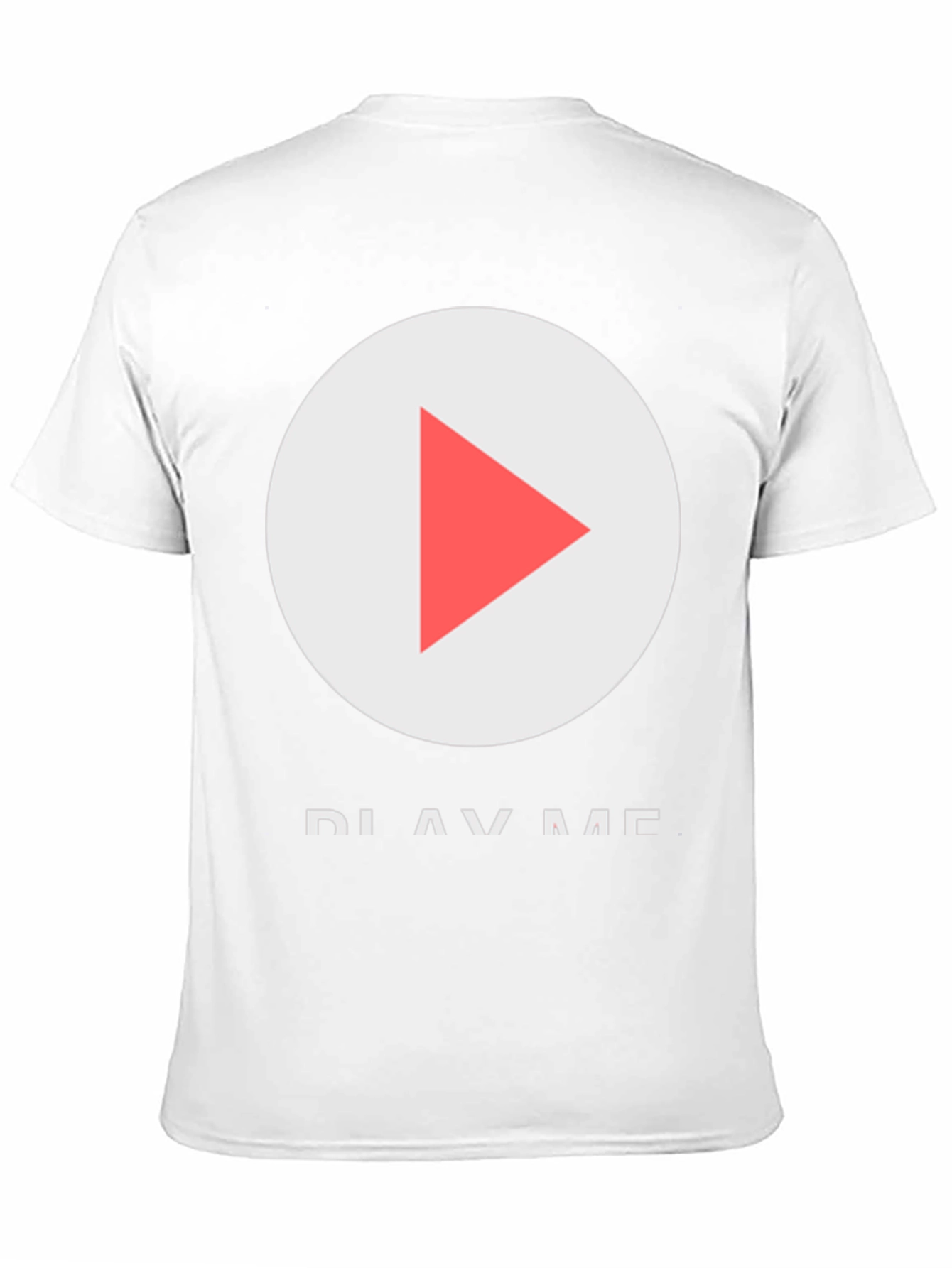 Play Me Graphic Tee - Black Cotton T-Shirt