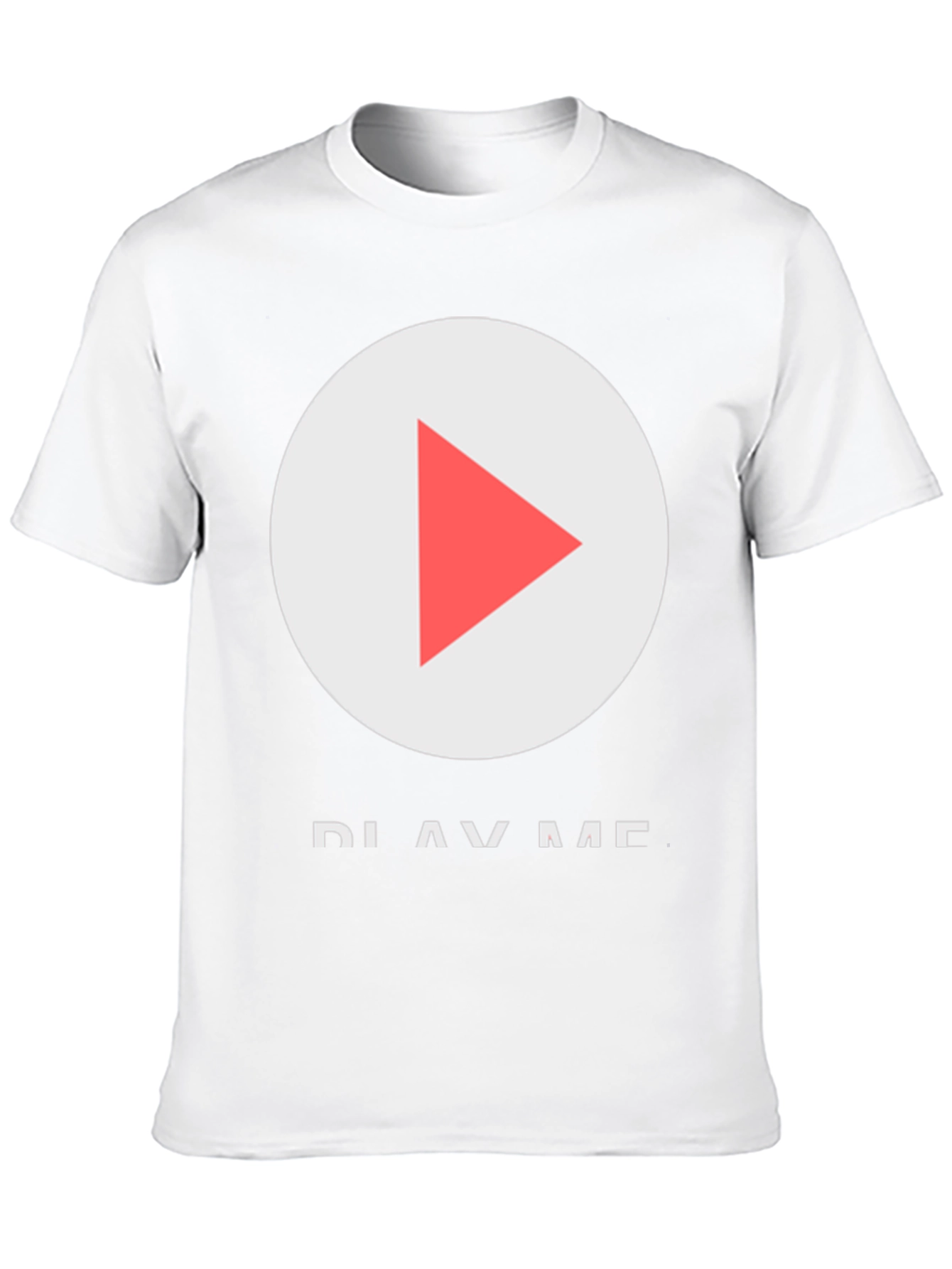 Play Me Graphic Tee - Black Cotton T-Shirt
