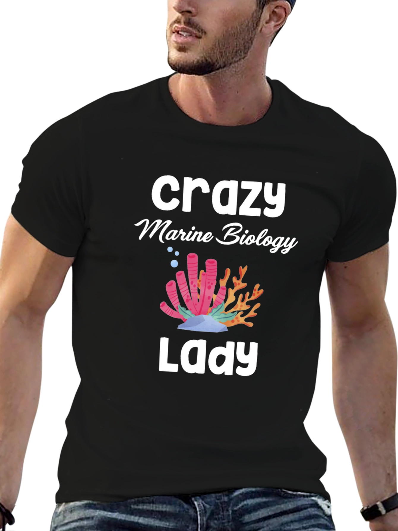 Crazy Marine Biology Lady T-Shirt
