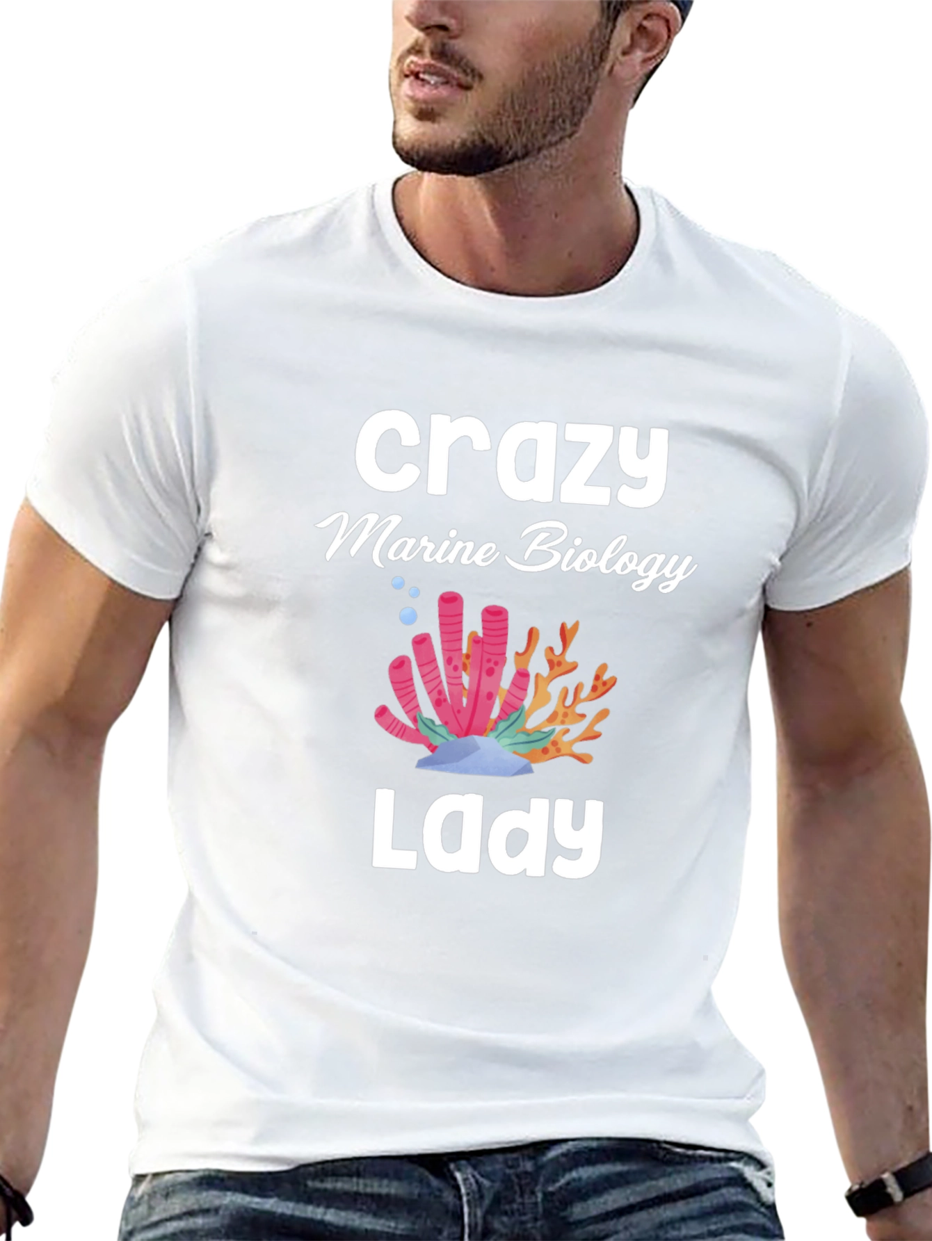 Crazy Marine Biology Lady T-Shirt