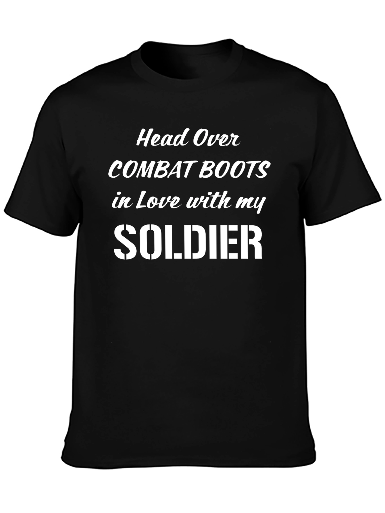 Head Over Combat Boots Soldier Graphic Tee